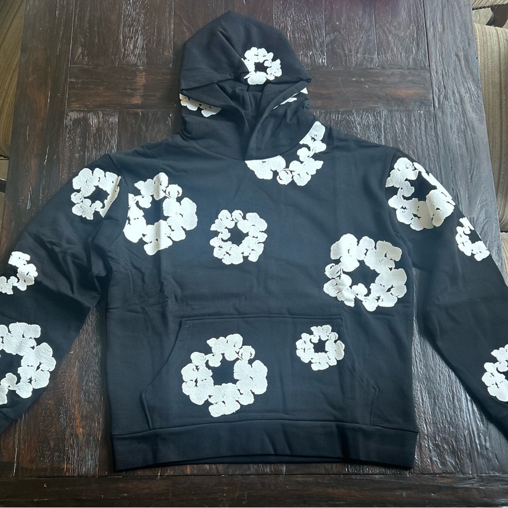 Denim Tears Black Hoodie M
